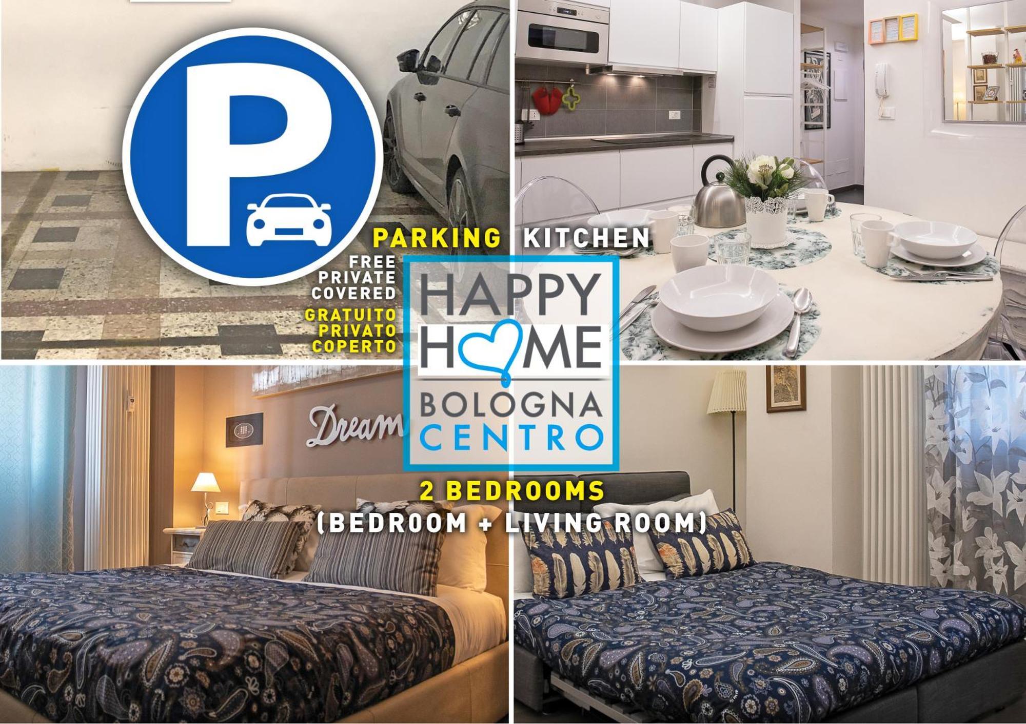 Happy Home Bo Centro Free Private Parking Bologna Exterior photo